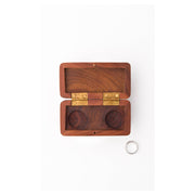 Pocket Size Wooden Wedding Ring Box