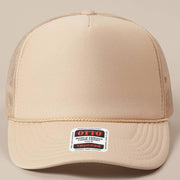 Solid Color OTTO 5-Panel Foam Mesh Back Trucker Hat
