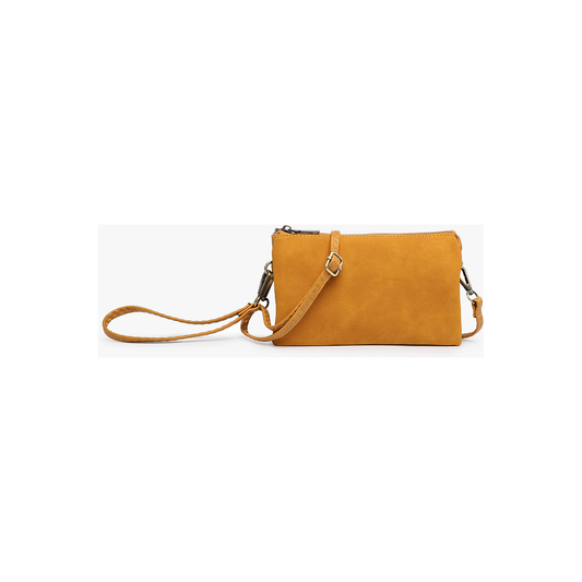 Suede Crossbody/Wristlet Bag
