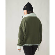 Sutton Polar Fleece Pullover - Forest Moss