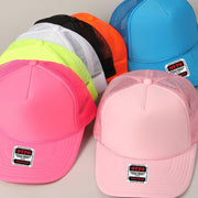 Solid Color OTTO 5-Panel Foam Mesh Back Trucker Hat