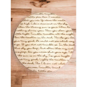 12" Round Custom Name Sign - Farmhouse Creations