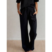 Adora Straight Leg Pant Black