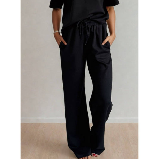 Adora Straight Leg Pant Black