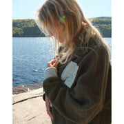 Sutton Polar Fleece Pullover - Forest Moss