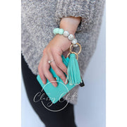 Wristlet Keychain Wallet - Mint RTS