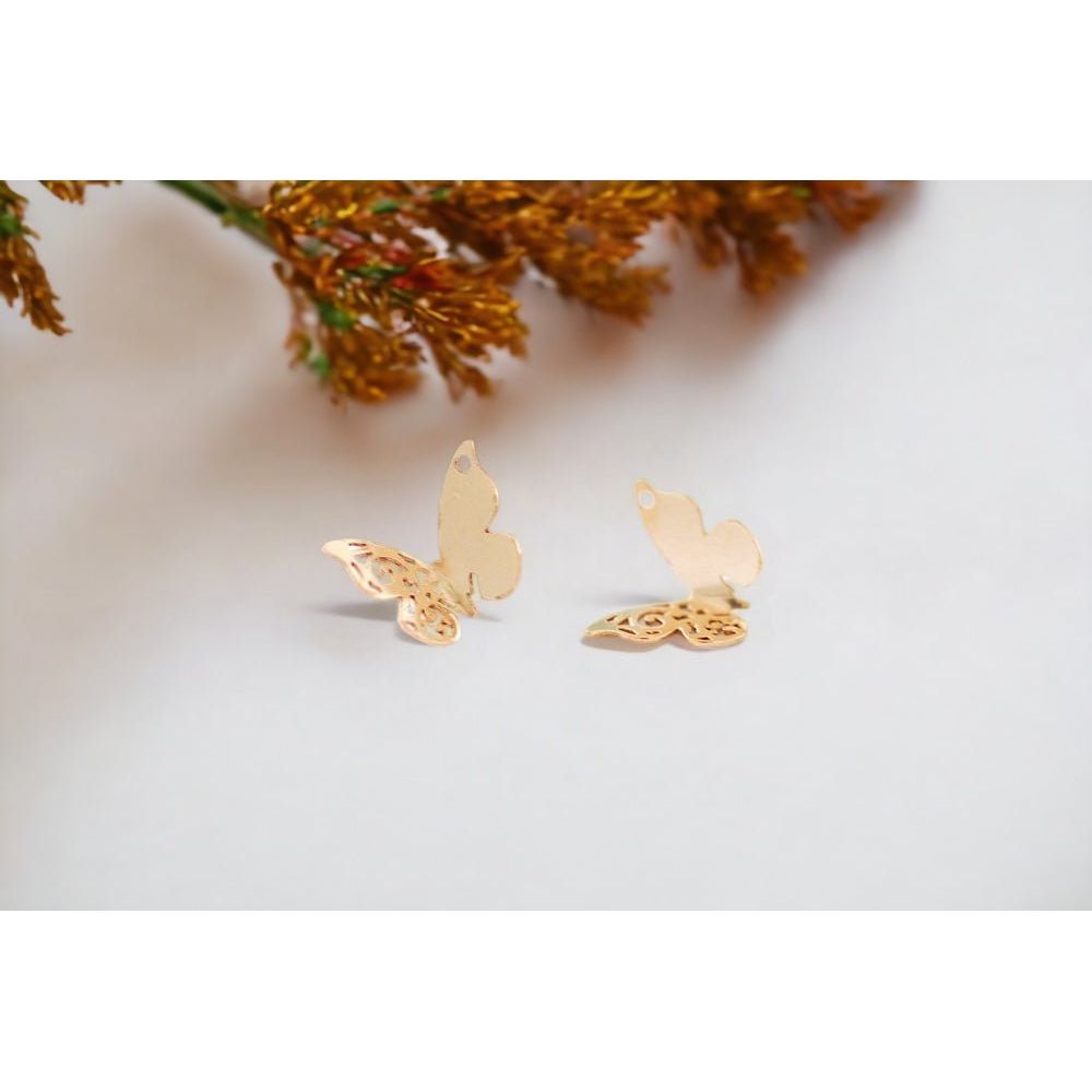 14kt Gold Filled Butterfly Charm - Farmhouse Creations