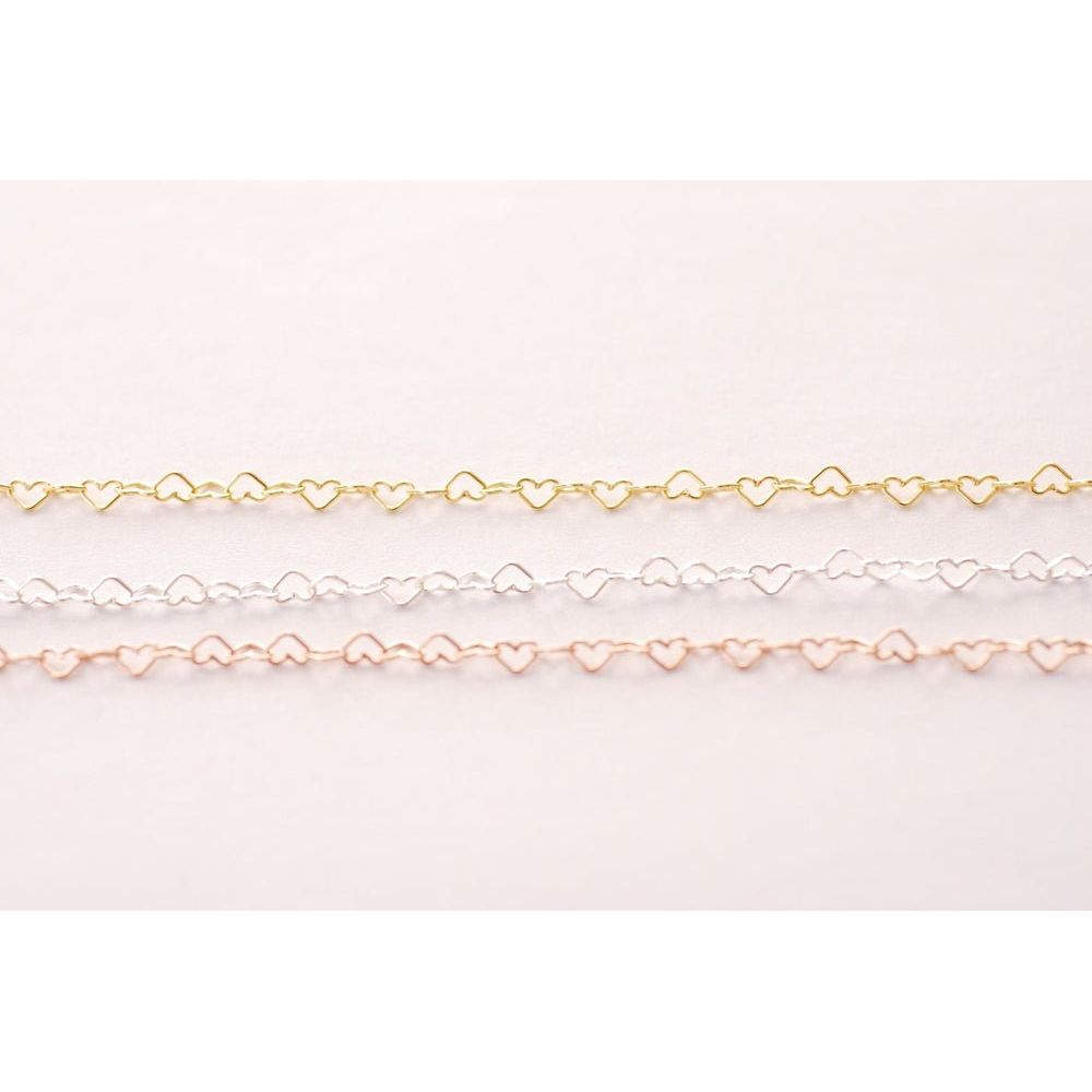 14kt Gold Filled Heart Chain - Farmhouse Creations