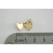 14kt Gold Filled Heart Locket Charm - Farmhouse Creations