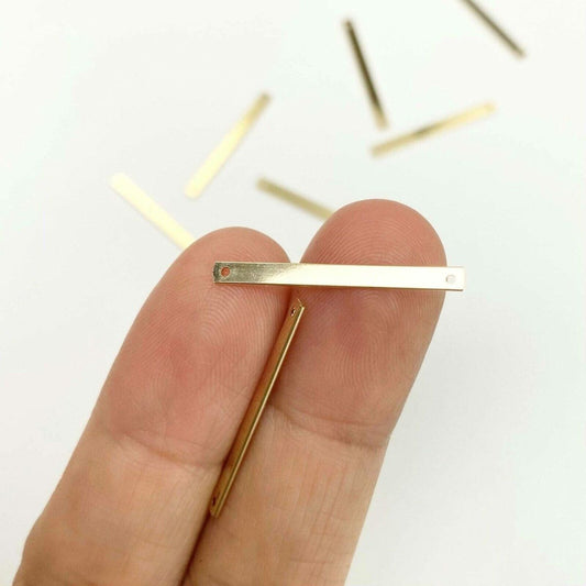14kt Gold Filled Rectangle Connector Charm - Farmhouse Creations