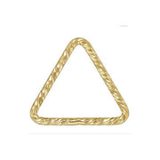 14kt Gold Filled Triangular Charm Connector - Farmhouse Creations