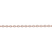 14kt Rose Gold Filled Flat Oval Chain - Farmhouse Creations