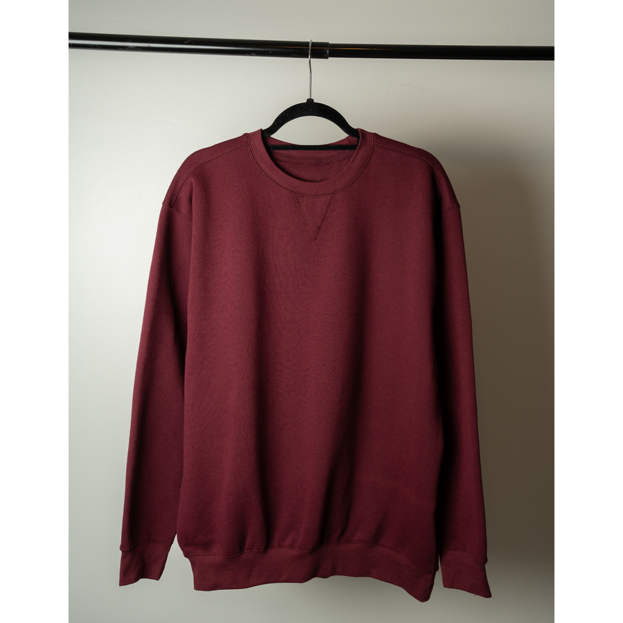 Maroon Pullover Sweatshirt