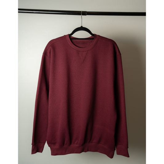 Maroon Pullover Sweatshirt