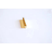 18kt Gold Plated Bar Drop Charm - Farmhouse Creations