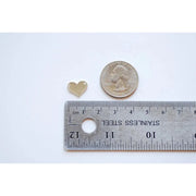 18kt Heart Charm - Farmhouse Creations