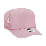 Solid Color OTTO 5-Panel Foam Mesh Back Trucker Hat