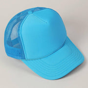 Solid Color OTTO 5-Panel Foam Mesh Back Trucker Hat