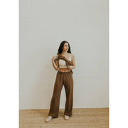 Ladies Terry Wide Leg Sweatpants