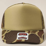 Solid Color OTTO 5-Panel Foam Mesh Back Trucker Hat