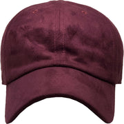 SUEDE BASEBALL CAP