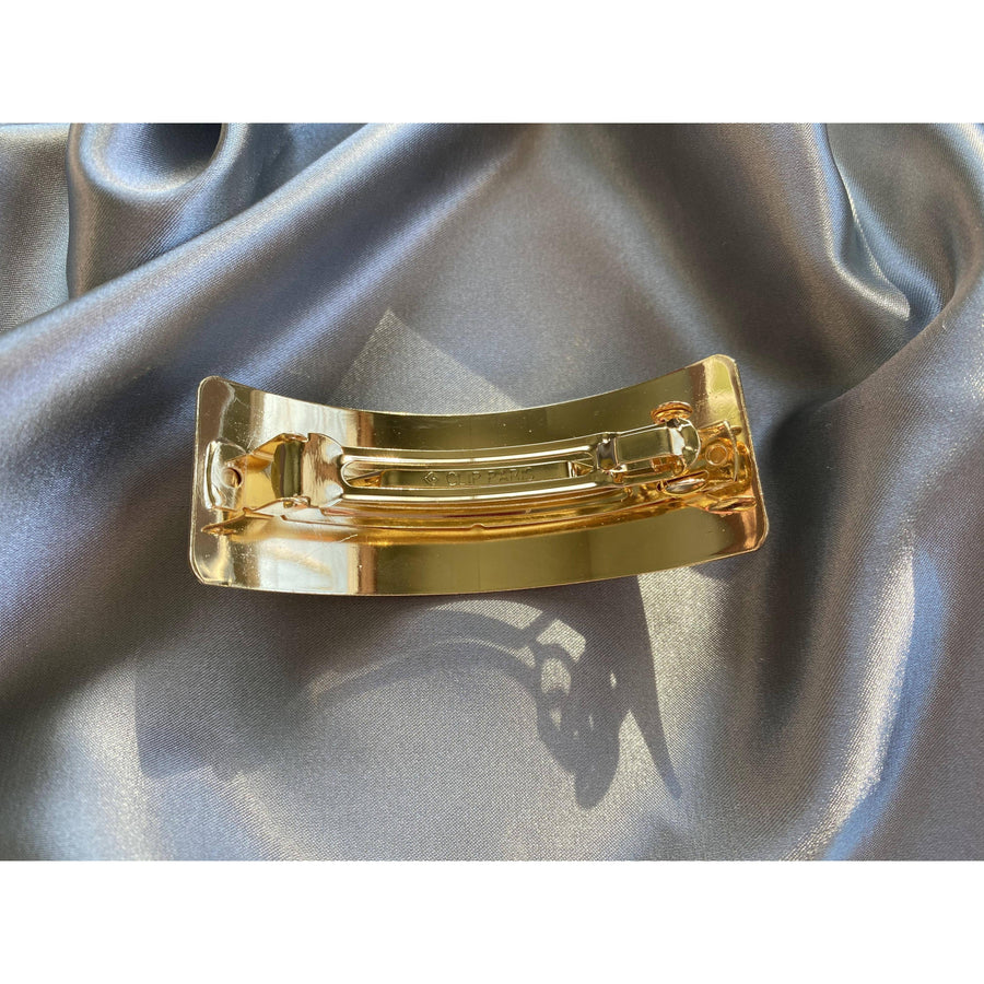 Geometric Gold Hair Clip, Thick Hair, Hair Accessories