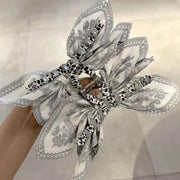 Boho Paisley Hair Bow Scrunchie - Hair Accessory for women