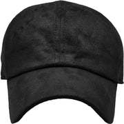 SUEDE BASEBALL CAP