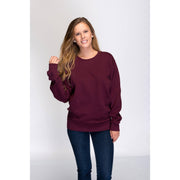 Maroon Pullover Sweatshirt