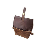 W022S crazy horse genuine leather crossbody