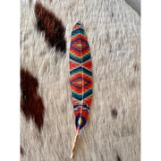 Western Eye Hat Feather - Western Hat Accessory