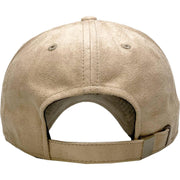 SUEDE BASEBALL CAP