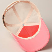 Plain Foam Rope Mesh Back Trucker Hat