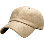 SUEDE BASEBALL CAP