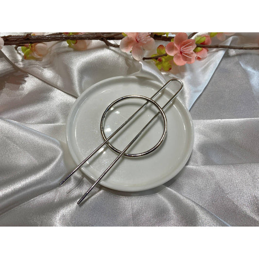 Minimalist brass hair clip,French U pin,hair slide,hair fork