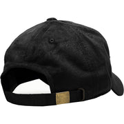 SUEDE BASEBALL CAP