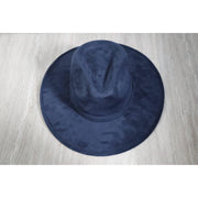 Premium Suede Fedora Hat Stiff Brim