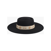 Floral Wide Brim Fedora