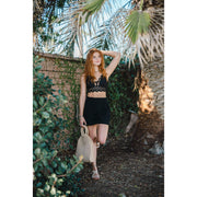 Black Cotton Shorts