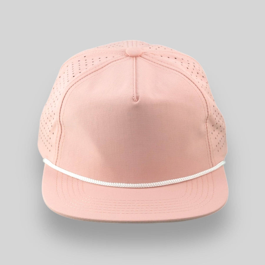 Perforated Nylon Ripstop Rosa Pink / White Rope