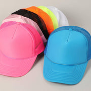 Solid Color OTTO 5-Panel Foam Mesh Back Trucker Hat