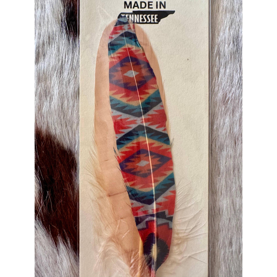 Western Eye Hat Feather - Western Hat Accessory