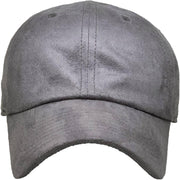 SUEDE BASEBALL CAP