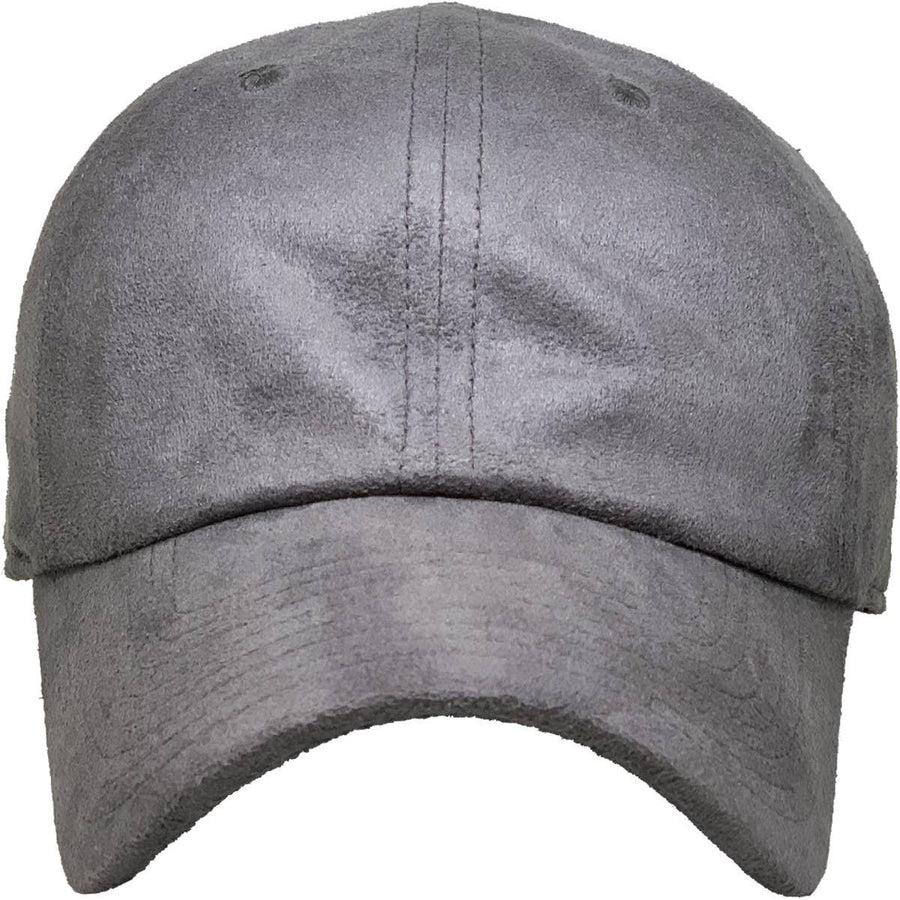 SUEDE BASEBALL CAP