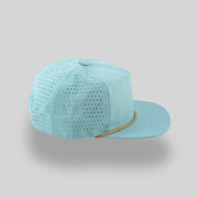 Perforated Light Blue / Gold Rope
