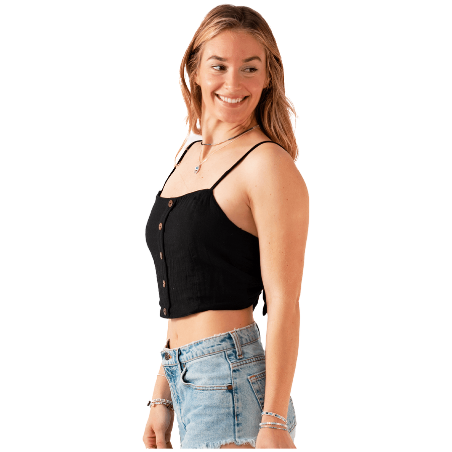 Black Cruisin Crop Top
