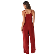 Seaside Spice Cotton Nomad Jumpsuit (Adjustable Straps)