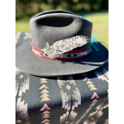 Aces High Hat Feather - Western Hat Accessory