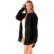 Black Boyfriend Button Up