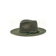 KAIA - 100% Wool Felt Rancher, Satin Lined, Unisex, Olive